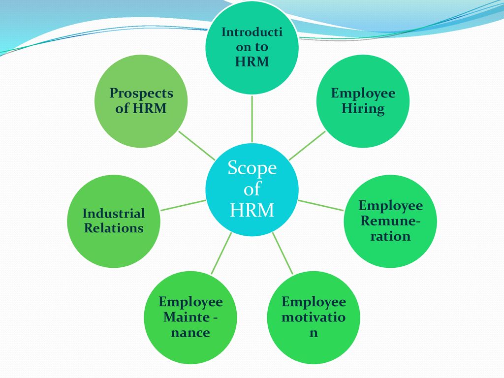The Scope of HRM