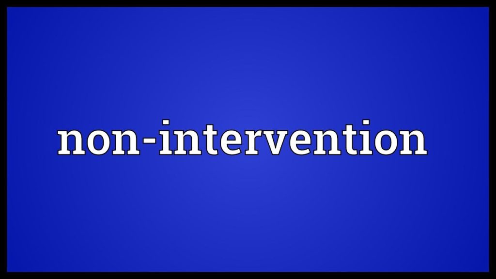 Non-intervention