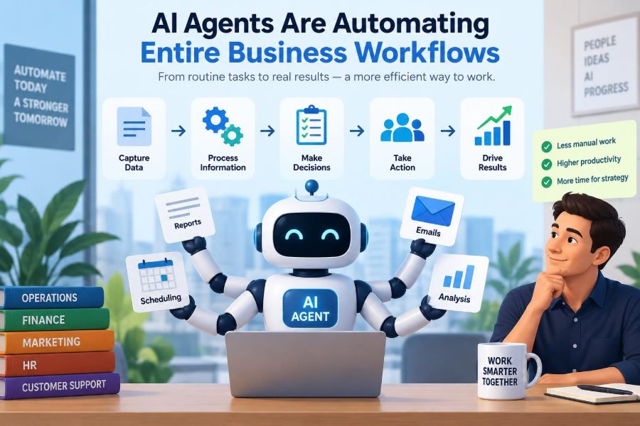 📊 Breakthrough in Management: How AI Agents Are Automating Entire Business Workflows