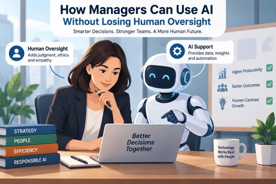 📋 How Managers Can Use AI Without Losing Human Oversight