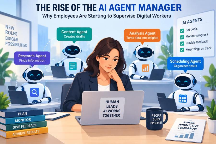 👥 The Rise of the AI Agent Manager: Why Employees Are Starting to Supervise Digital Workers