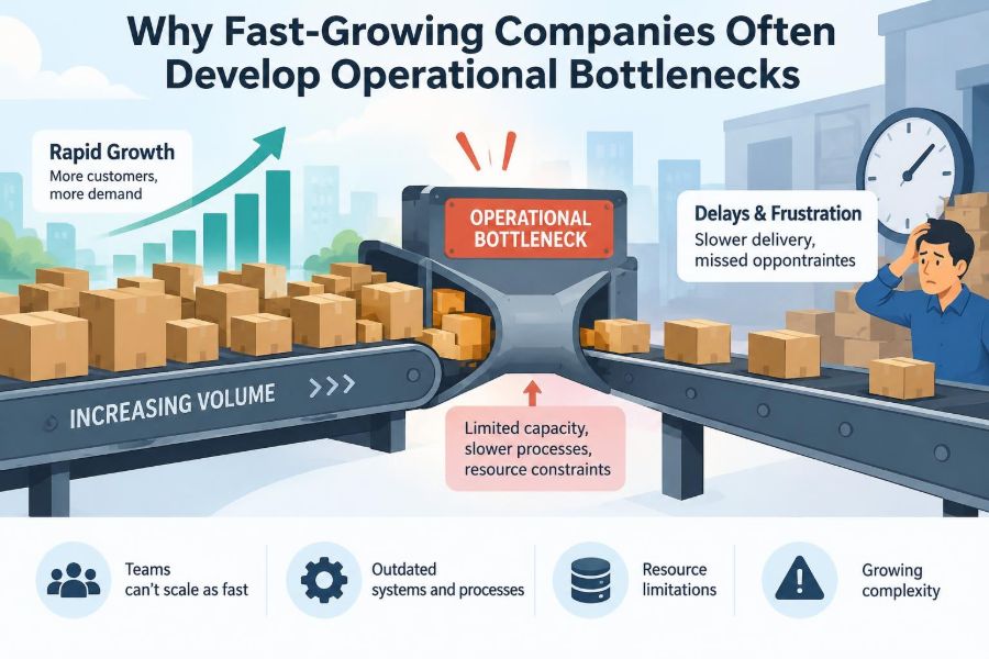 📈 Why Fast-Growing Companies Often Develop Operational Bottlenecks