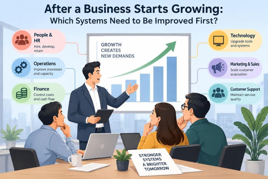 📊 After a Business Starts Growing: Which Systems Need to Be Improved First?