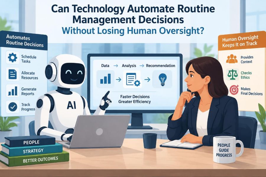 📊 Can Technology Automate Routine Management Decisions Without Losing Human Oversight?