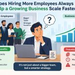 📊 Does Hiring More Employees Always Help a Growing Business Scale Faster?