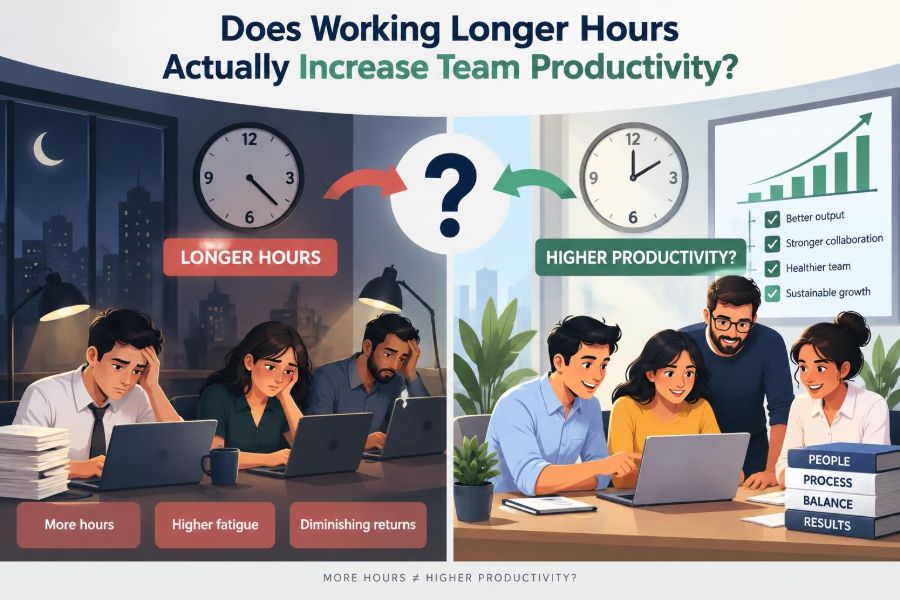 📊 Does Working Longer Hours Actually Increase Team Productivity?