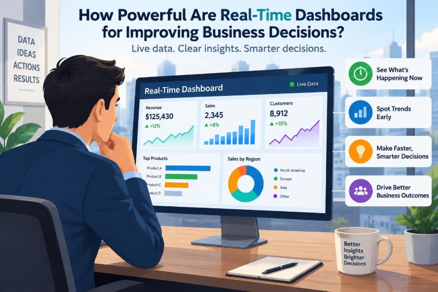 ๐ How Powerful Are Real-Time Dashboards for Improving Business Decisions?