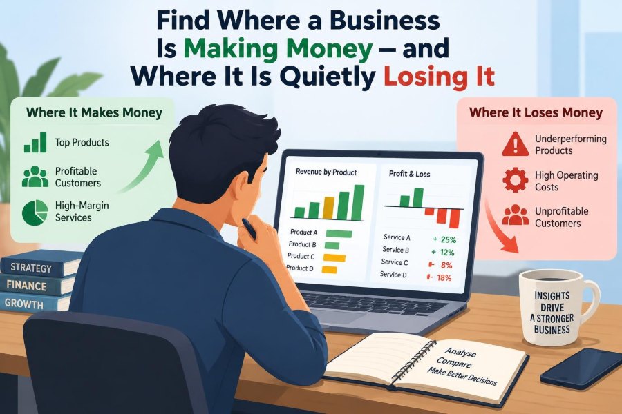 📊 How to Find Where a Business Is Making Money—and Where It Is Quietly Losing It
