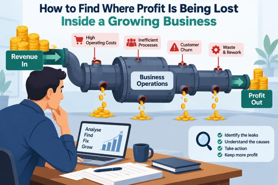 📊 How to Find Where Profit Is Being Lost Inside a Growing Business