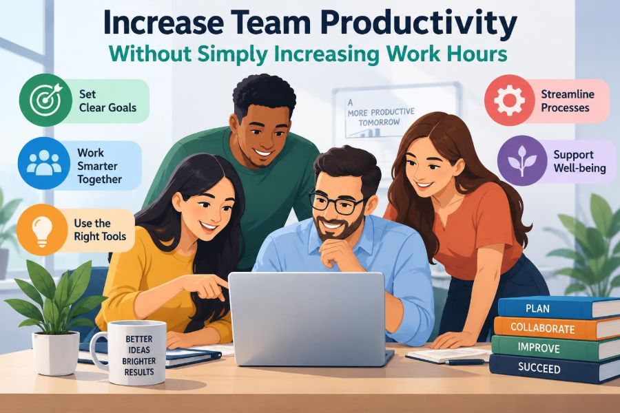 📊 How to Increase Team Productivity Without Simply Increasing Work Hours