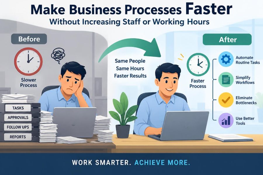 📊 How to Make a Business Process Faster Without Increasing Staff or Working Hours