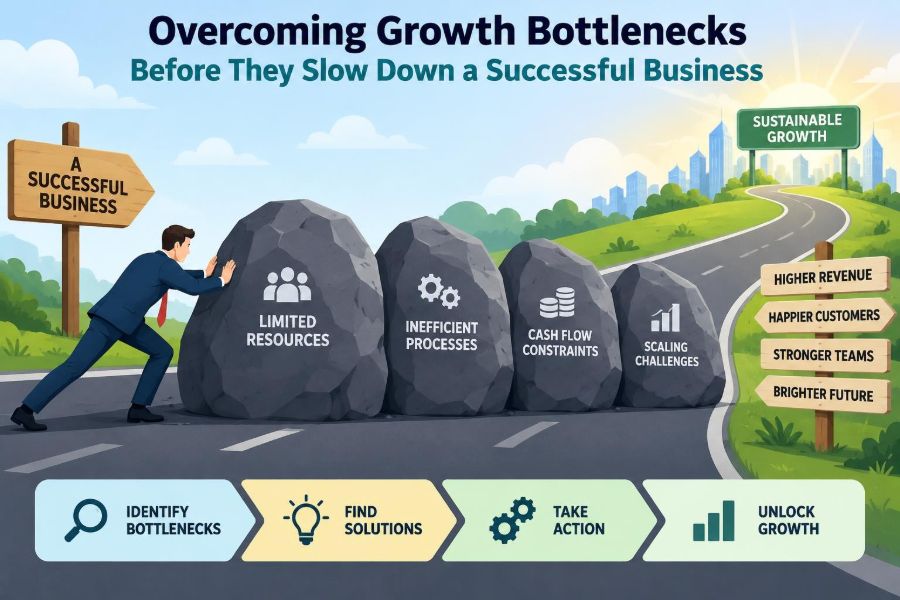 📊 Overcoming Growth Bottlenecks Before They Slow Down a Successful Business