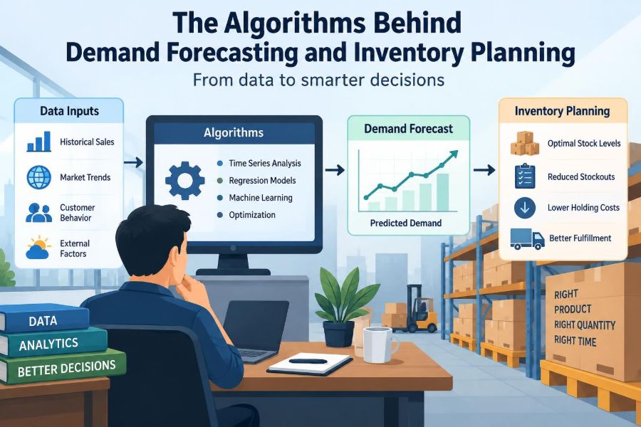 📊 The Algorithms Behind Demand Forecasting and Inventory Planning