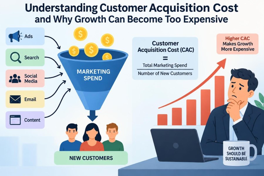 📊 Understanding Customer Acquisition Cost and Why Growth Can Become Too Expensive