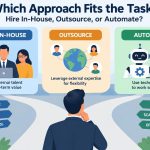 📊 Which Approach Fits the Task: Hire In-House, Outsource, or Automate?
