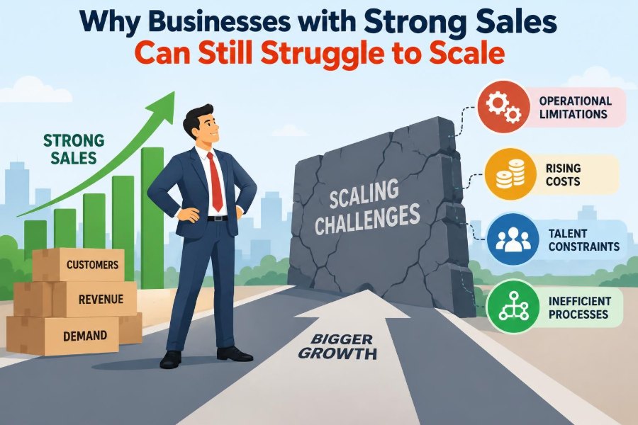 📊 Why Businesses with Strong Sales Can Still Struggle to Scale