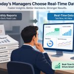 📊 Why Modern Managers Rely on Real-Time Data Instead of Monthly Reports
